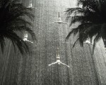 Cascade intérieur dans le mall